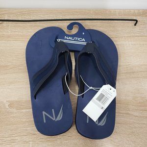 New Nautica Men's Moor Flip Flop Navy Size 9 M US